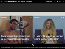 Tablet Screenshot of codigonuevo.com